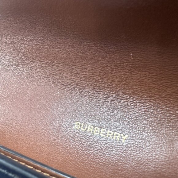 Burberry E-Canvas Icon Stripe Hannah Wallet Archive Beige - Picture 7 of 8